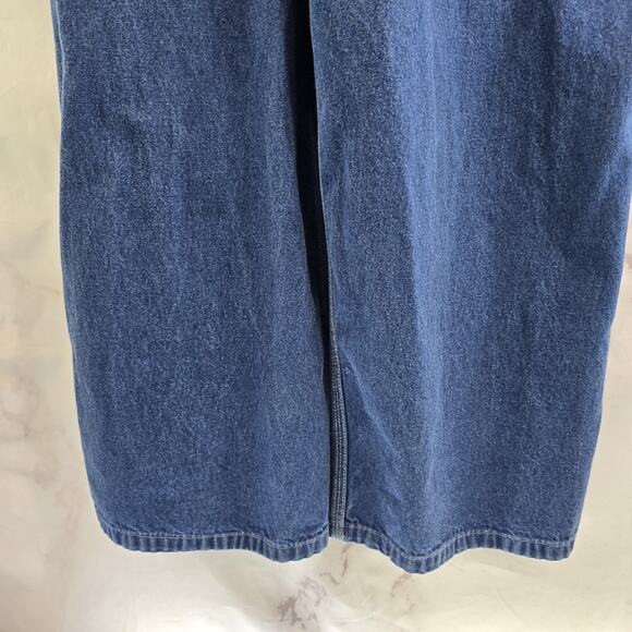 Carhartt Overalls Mens 34 Jean Vintage Bib Denim Carpenter Crop - Picture 8 of 12